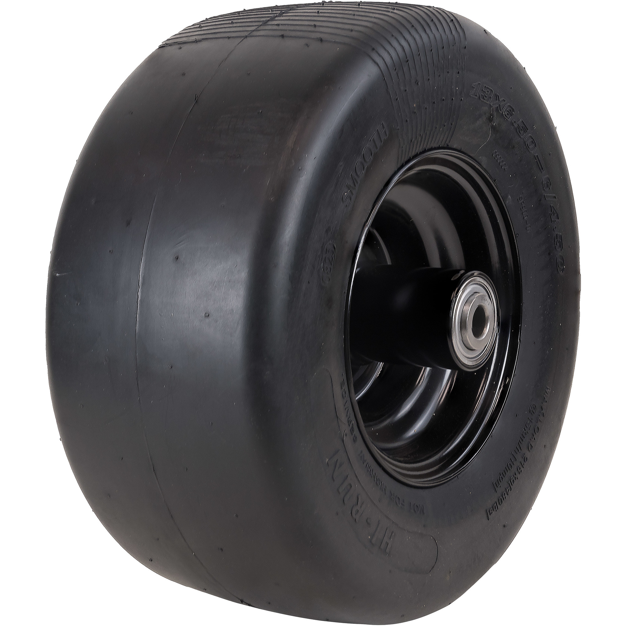 HI-RUN, LG Tire Assembly, Black Rim, Tire Size 13X6.5-6 Model# AWD1011